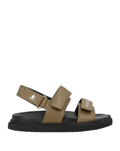 Premiata Babies'  Will Be Charlie Toddler Sandals Khaki Size 10c Leather In Neutral