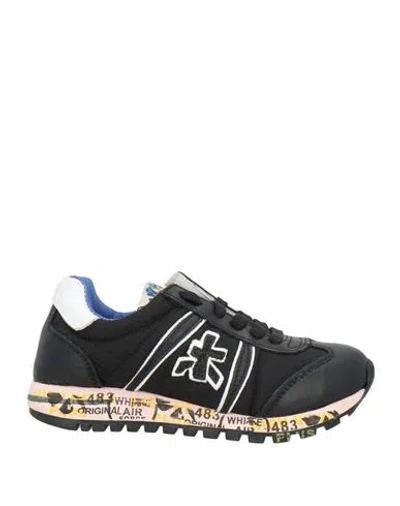 Premiata Babies'  Will Be Toddler Girl Sneakers Black Size 10c Leather, Textile Fibers