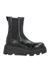 Premiata Woman Ankle Boots Black Size 8 Leather