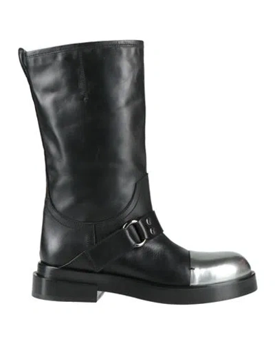 Premiata Woman Boot Black Size 8.5 Leather