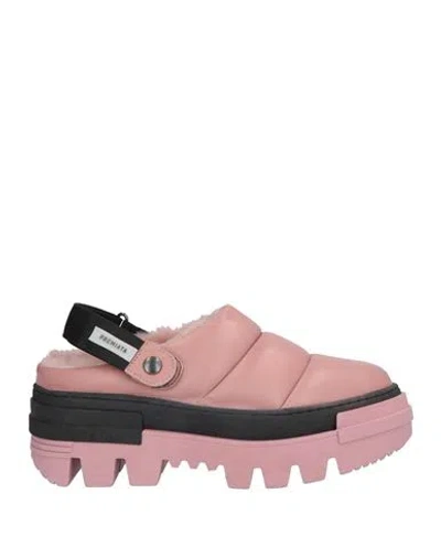 Premiata Woman Mules & Clogs Antique Rose Size 8 Leather In Pink