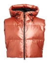 Premiata Woman Puffer Rust Size 6 Polyurethane, Polyamide In Red