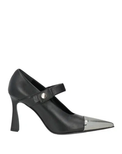 Premiata Woman Pumps Black Size 10 Leather