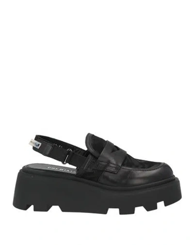 Premiata Woman Pumps Black Size 6 Leather, Textile Fibers