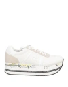 Premiata Woman Sneakers Off White Size 8 Leather In Multi