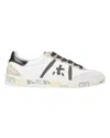 Premiata Women Bonnie 6544 Sneaker In Black/white/snakeskin In Multi