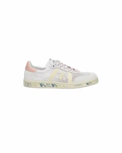 Premiata Bonnie Perforated-detailing Sneakers In Neutral