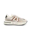 Premiata Women Cassie 6569 Sneaker In Neutral In Beige