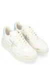 Premiata Leather Platform Sneakers In White