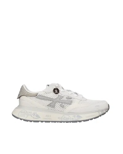 Premiata Sneakers Bianco In Gray