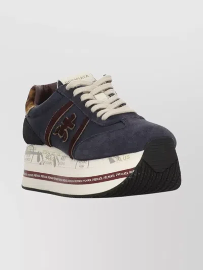 PREMIATA WOMEN'S ROUND TOE LOW SNEAKERS