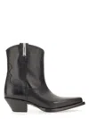 Premiata Black Leather Ankle In Black