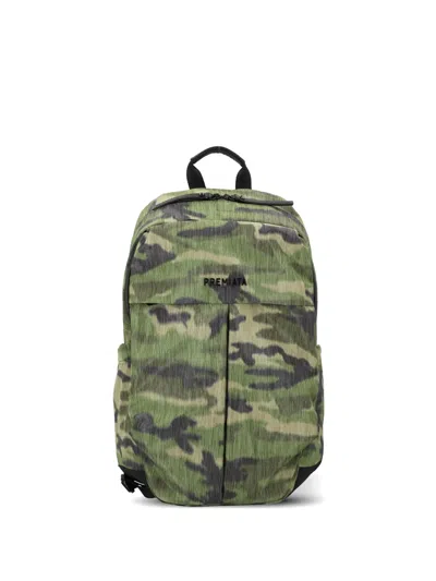 Premiata Wonder Camouflage Backpack In Multi