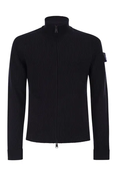 PREMIATA PREMIATA WOOL CARDIGAN WITH ZIP