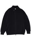 Premiata Ribbed Collar Jacket Side Pockets In Black