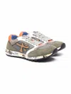 Premiata Low-top Lace-up Sneakers In Green