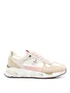 Premiata Beige Sneakers With Distinctive Logo Detail