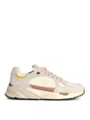 Premiata Mased 7824 White Leather Blend Sneakers In White