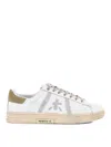 Premiata Sneakers Russell 6746 In Pelle Con Crepe In White