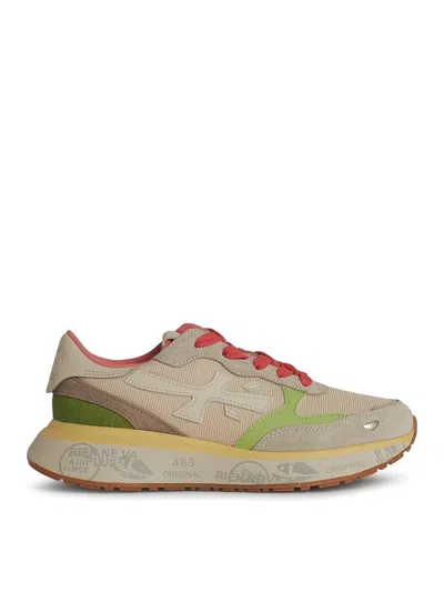 Premiata Lauryn Multicolor Leather Blend Sneakers