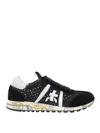 Premiata Black Lucy Sneakers In Negro