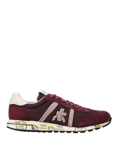 Premiata Sneakers Bordeaux In Burgundy