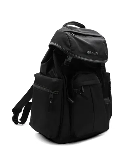 Premiata Zip Backpack In Black