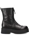 Premiata Zip Platform Boots In Black
