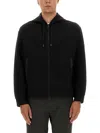 Premiata Hooded Sweater With Long Sleeves And Pockets In Black