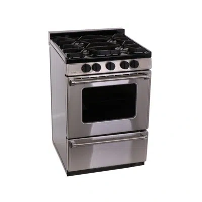 Premier 24" Pro Series Gas Range In Stainless Steel