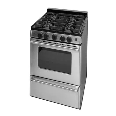 Premier 24" Pro Series Gas Range In Stainless Steel