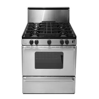 Premier 30" Electonic Ignition Gas Range In Stainless Steel