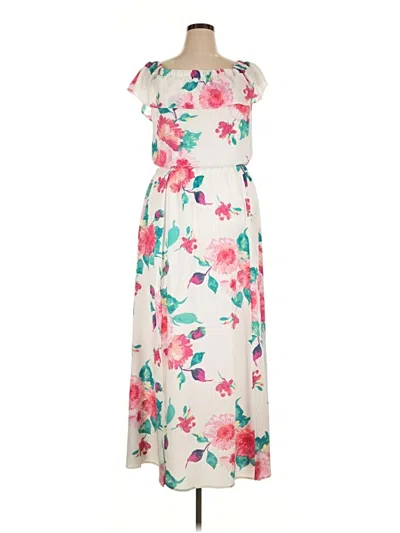 Pre-owned Premier Amour Casual Dress In Ivory