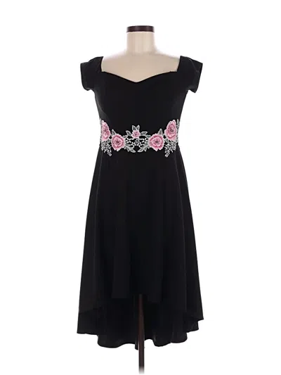 Pre-owned Premier Amour Cocktail Dress In Black