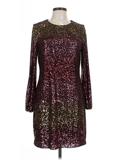 Pre-owned Premier Amour Cocktail Dress In Burgundy