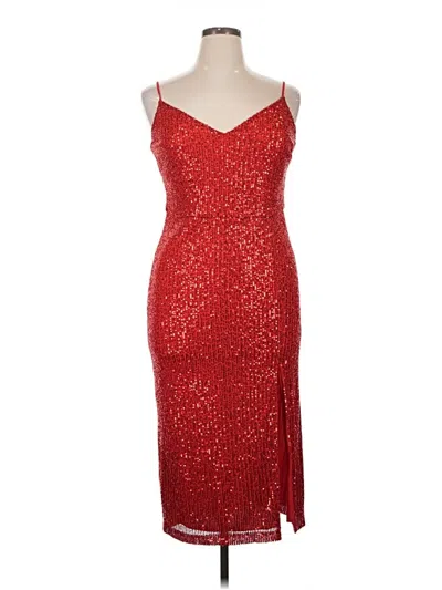 Premier Amour Cocktail Dress In Red