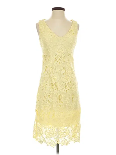 Pre-owned Premier Amour Cocktail Dress In Yellow