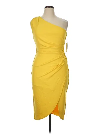 Pre-owned Premier Amour Cocktail Dress In Yellow