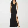 Premier Amour Womens Sleeveless Evening Gown In Black