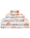 Premier Bath 6pc Printed Velour Bath Towel Set