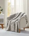 Premier Comfort Cozy Plush Printed Throw, 50" X 70", Exclusively At Macy's In Snow Leopard
