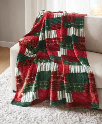 Premier Comfort Cozy Plush Printed Throw, 50" X 70", Exclusively At Macy's In Multi