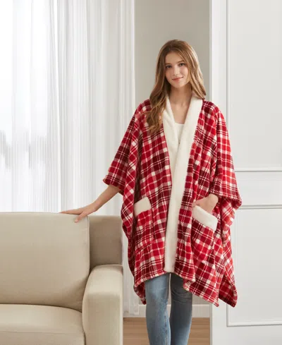 Premier Comfort Cozy Plush Printed Wrap, 50" X 70", Exclusively At Macy's