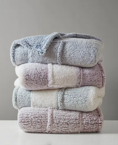 Premier Comfort Cozy Sherpa Fleece Wrap Blanket, 50" X 60" In Green