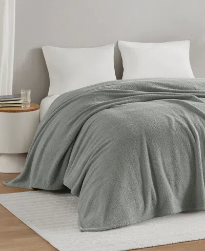 Premier Comfort Feathersoft Knit Blanket, Twin In Gray