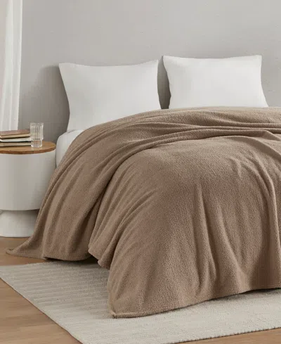 Premier Comfort Feathersoft Knit Blanket, Twin In Sand