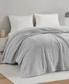 Premier Comfort Feathersoft Lightweight Knit Blanket, Full/queen In Grey