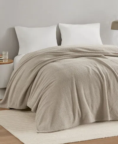 Premier Comfort Feathersoft Lightweight Knit Blanket, Full/queen In Tan