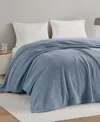 Premier Comfort Feathersoft Lightweight Knit Blanket, King In Blue