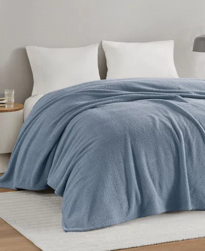 Premier Comfort Feathersoft Lightweight Knit Blanket, King In Blue